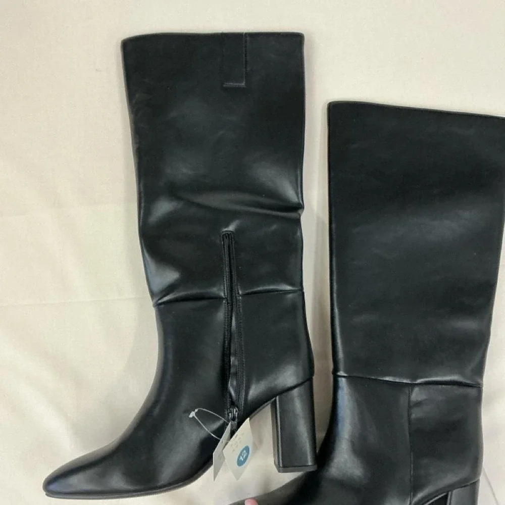 Black knee-high boots by A‎ New Day